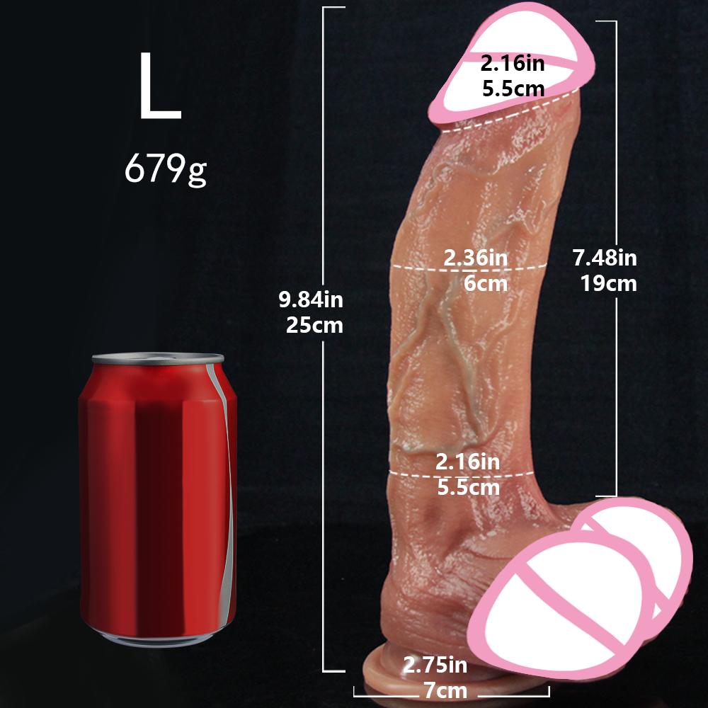 Realistic Dildos Soft Huge Penis Woman Masturbation Sex Products Thick Dildo With Suction Cup Adult Sex Toy for Women Big Dick