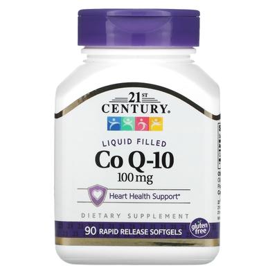 Flüssiges CoQ-10, 100 mg, 90 Weichkapseln mit schneller Freisetzung
