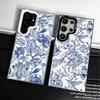 Blue And White Porcelain Pattern Shockproof Phone Case for Samsung Galaxy S26 Edge S25 Ultra S24 FE S23 Plus S21 Cover Anti Fall