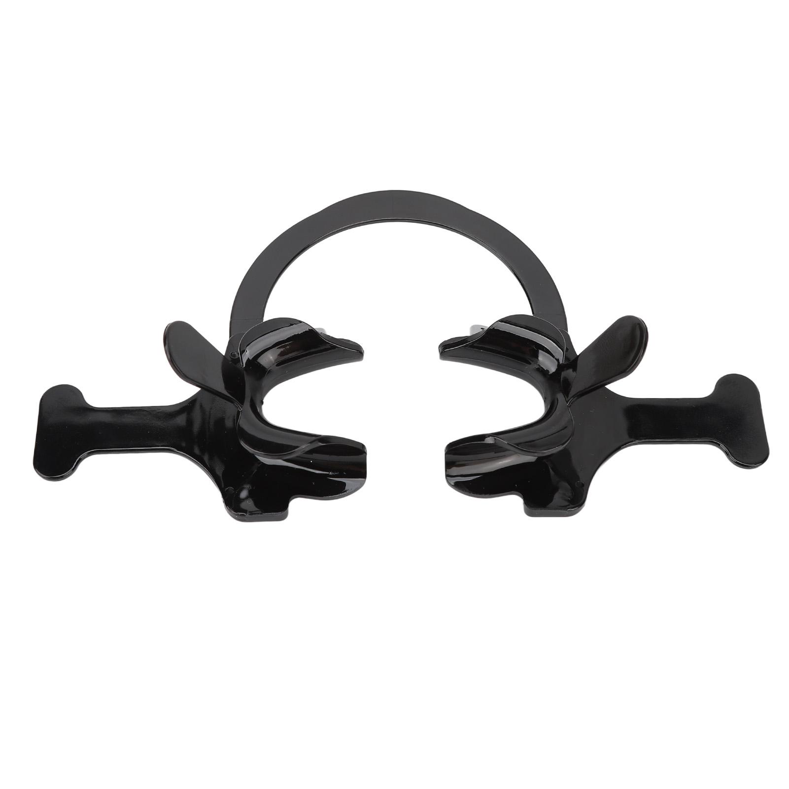 Black Dental Cheek Retractor C Shape Mouth Opener Professional Mouth Opener Retractors