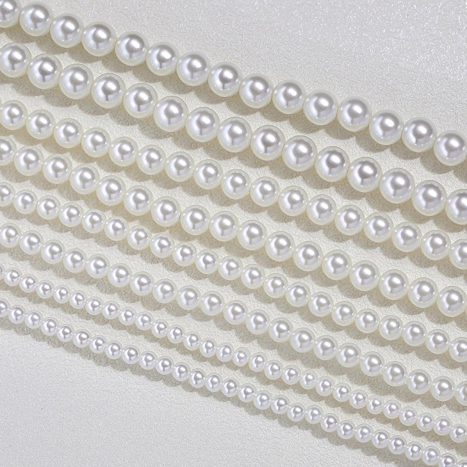 925 Ayar Gümüş 6mm İnci Kolye Kadınlar İçin Boyun Takısı İnci Boncuklu Choker Ucuz Ürünler Parti Hediyesiyle