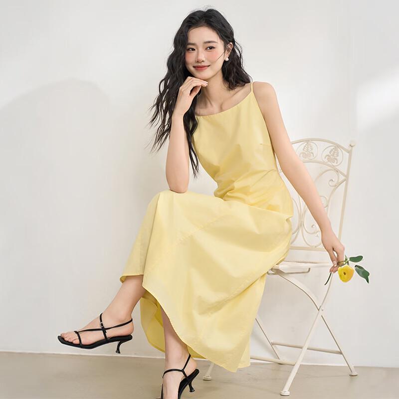 Westlink Women's Square Neck Cami Midi Dress