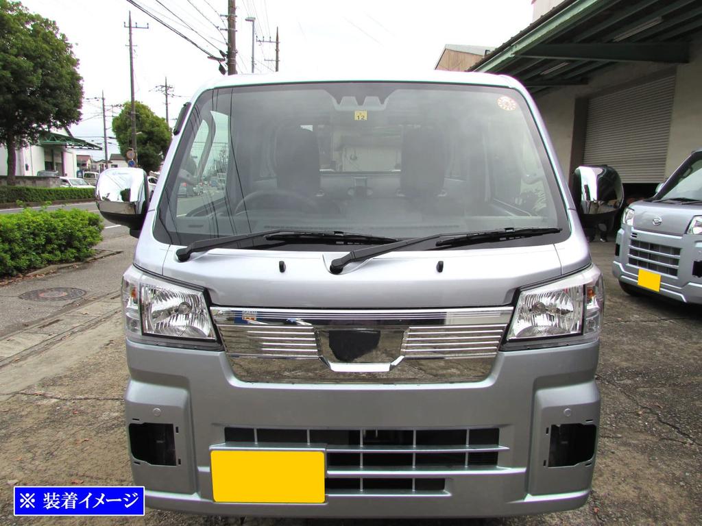 BRIGHTZ Hijet Truck S500P S510P Late Model Chrome Door Mirror Cover S500 S510 S 500 510 Hijet Truck [MIR-SID-334]
