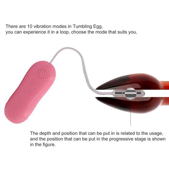 Urethral Tube Rod with Vibrator Flirt Stainless Steel Urethral Dilator Stimulation Stopper for Couple