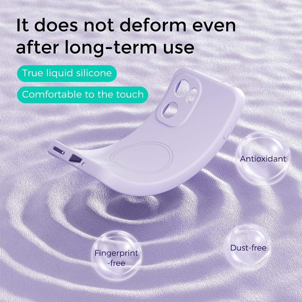 ABEEL Magnetische Hülle Für OnePlus 15R 5G / Ace 6 5G / Ace 6T 5G Skin Touch Flüssigsilikon Handy Rückseite