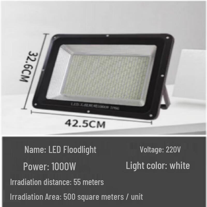 SEMPERLEY High Power Rechargeable Outdoor LED Floodlight