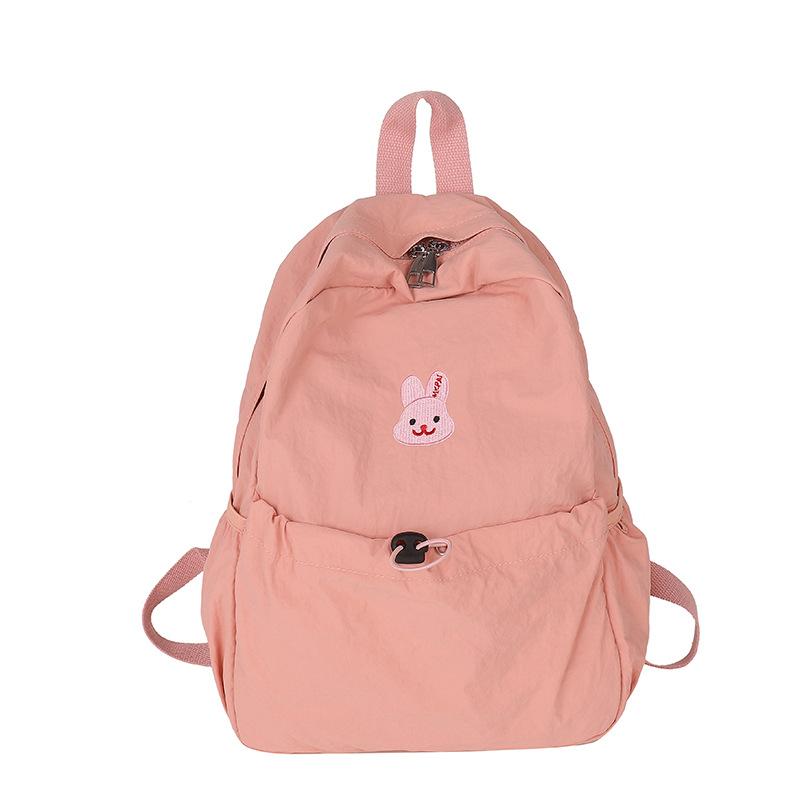 Cute Kids Backpack School Bags For Girls Boys Bear Bunny Nylon Kindergarten Children Bag For Travel Students Backpacks