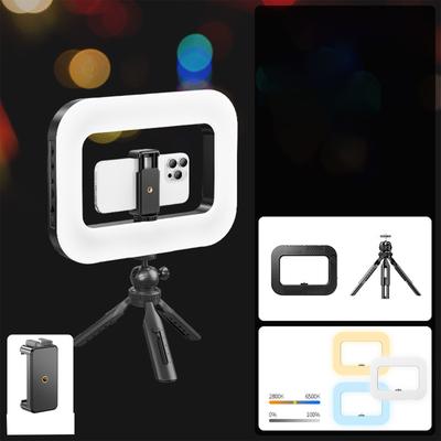 Handheld-Ringlicht tragbar für Mobiltelefon Live-Übertragung spezielles wiederaufladbares Fotolicht Desktop-Selfie-Licht