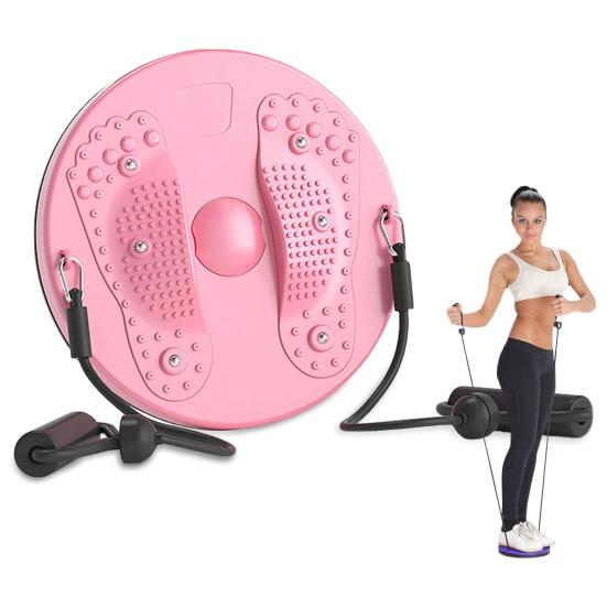 Cheap Waist Twist Board Waist Foot Massage Waist Twister Abdominal Muscles Strengthening Waist Exercise Slimming Twisting Disc Fitness Gear Joom