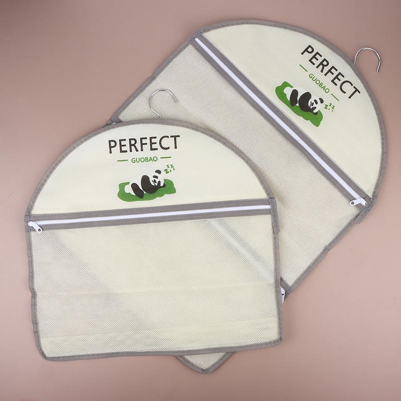 1/2/3-lagige Aufbewahrungstasche aus Mesh mit Reißverschluss, große Kapazität, Unterwäsche-Socken-Tasche, atmungsaktiver Schrank-Organizer mit Kleiderbügel