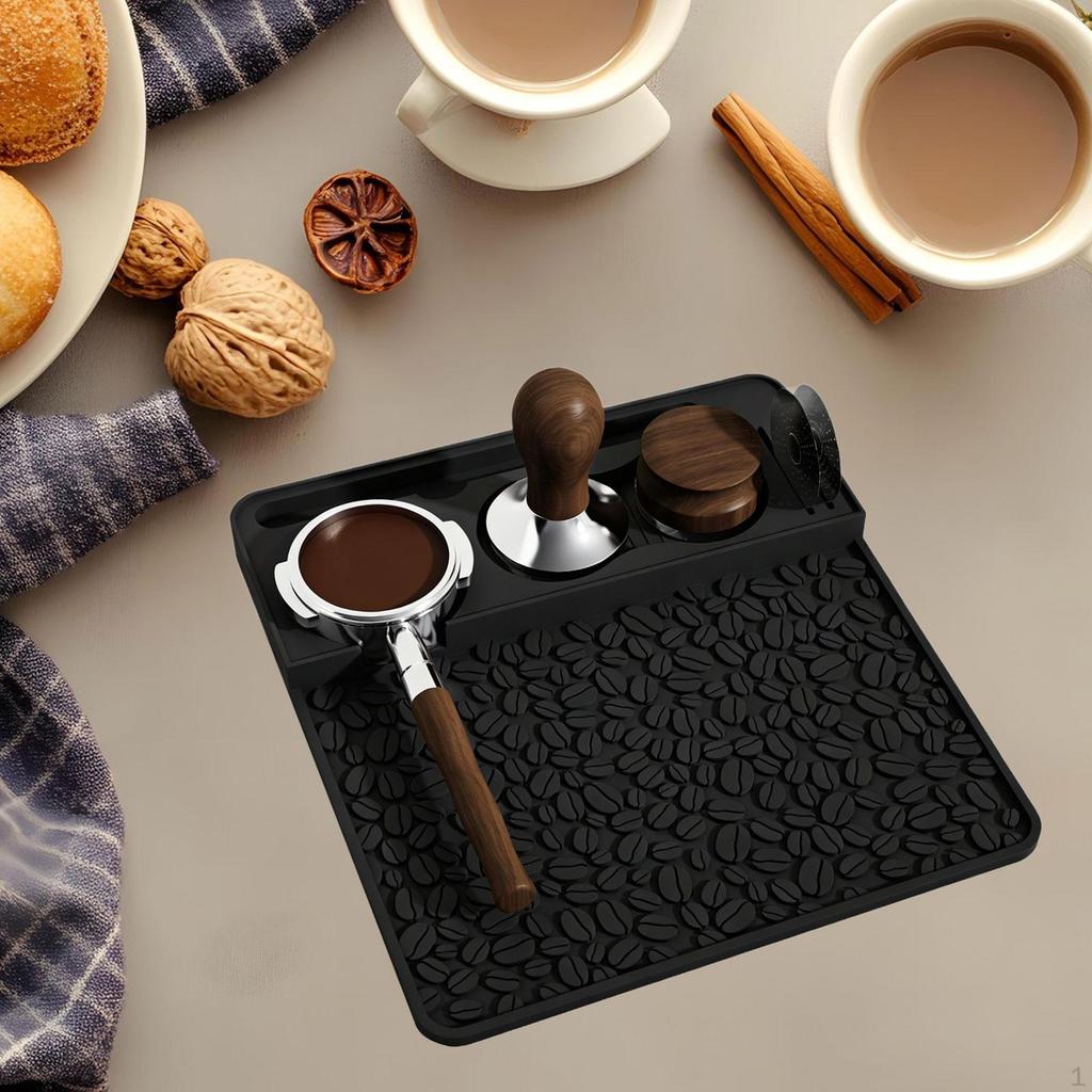 Silicone Espresso Mat, Practical And Non-slip, Coffee Accessory for Countertop Office