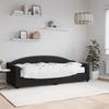 Vidaxl Sofa Z Materacem Do Spania, Czarna, 80X200 Cm, Tkanina