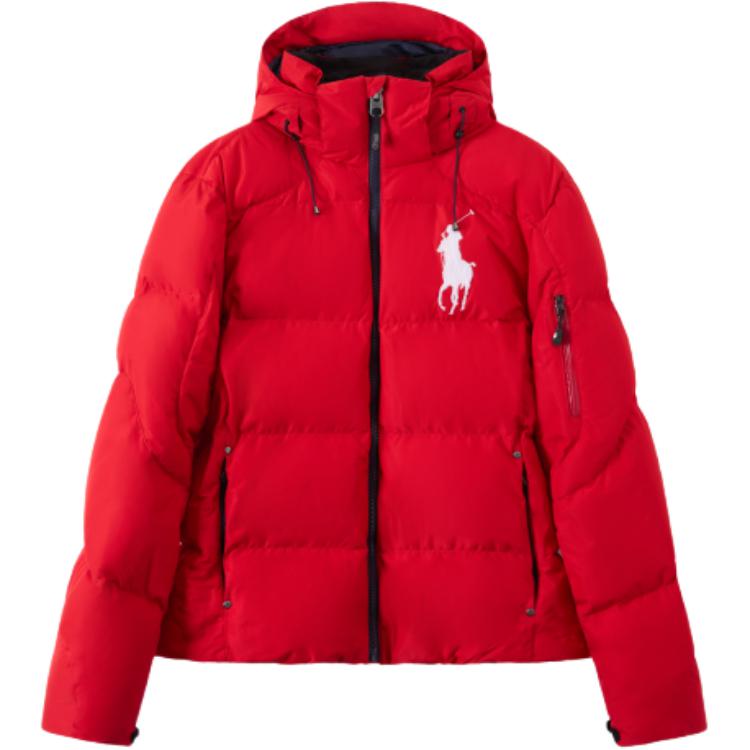

Polo Ralph Lauren FW25 Куртка пуховая с капюшоном на молнии с принтом логотипа, с длинным рукавом, мужская верхняя одежда 710716127-007 M