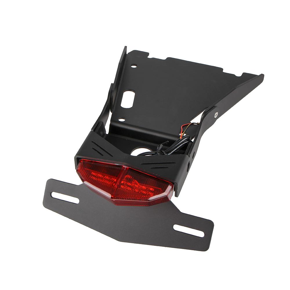 Motorcycle Tail Mount License Plate Bracket For BMW R NINE T NINET Racer Scramble 9 T RNINET Rear Brake Lamp Taillight LED Light