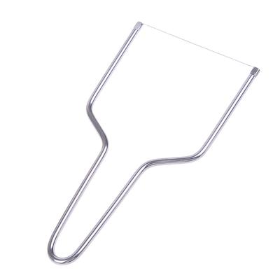 Cortador de alambre de acero inoxidable para queso, cortador de mantequilla, cuchillo para pastel de queso, 1 ud.