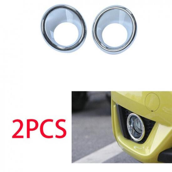 For Honda Fit Jazz chrome 2014 2015-2017 Cover trim Front bumper Fog Light Lamp