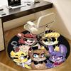 Five Nights at Freddy's,FNAF Tappetino Sedia Tappeto Rotondo Tappeto Ufficio, Lavabile in Lavatrice, Antiscivolo, Adatto per Soggiorni, Camere da Letto