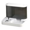 Intelligent Pet Automatic Food Dispenser Water Dispenser All-in-one Transparent Large-capacity Non-wet Mouth Flow Water Supplies