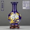 Jingdezhen Ceramic Vase Chinese Classic Porcelain Flower Pot+Base Figurines Home Furnishing Table Ornaments Crafts Decor Items