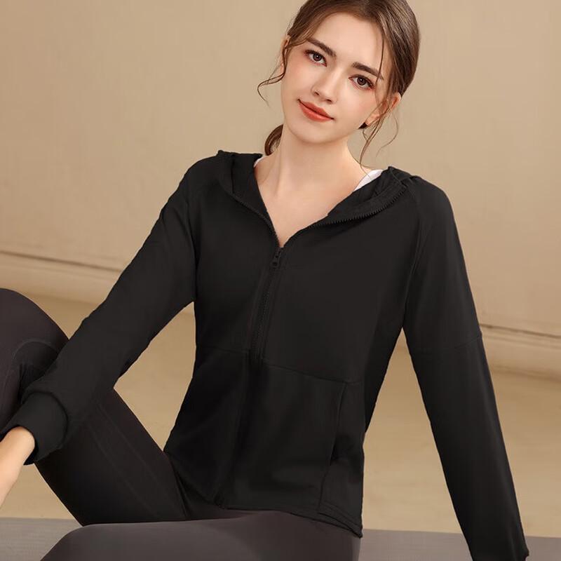 Women's Quick-Dry Hooded Fitness Jacket
