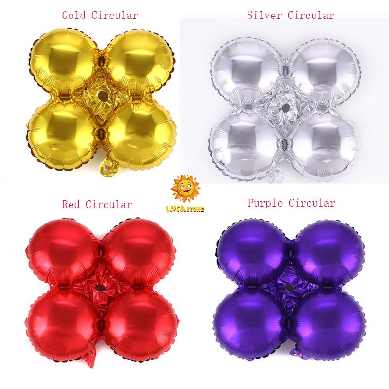 Four-leaf Clover Aluminum Foil Balloons for Wedding Decoration Birthday Party Arch Balloon Anniversary Opening Ceremony