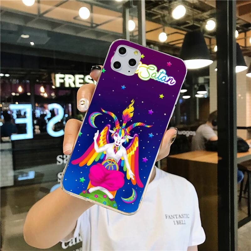 Lisa Frank Art Phone Case for iphone 12 pro max 11 pro XS MAX 8 7 6 6S Plus X 5S SE 2020 XR cover