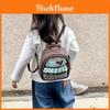 Baumwoll-Kinderrucksack mit Retro-Karomuster für Schule und Spiel