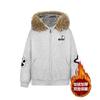 Winter Fleece Hooded Sweatshirt Zip Up Casual Jacket Teen Girls