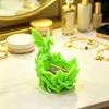 Fantasy-themed Storage Bowl Dragon-shaped Miscellaneous Bowl, Fantasy Crystal Cave Dragon Decor Dish for Keys Guardian Decoration Coins Jewelry Dice,