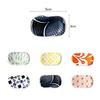 Chopstick rest broad bean pillow holder Japanese style traditional pattern ceramic tableware cutlery spoon stylish simple design (set 9)