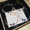 European & American Retro Geometric Zirconia Butterfly Bracelet - Luxurious, Fashionable, Exquisite Hand Jewelry