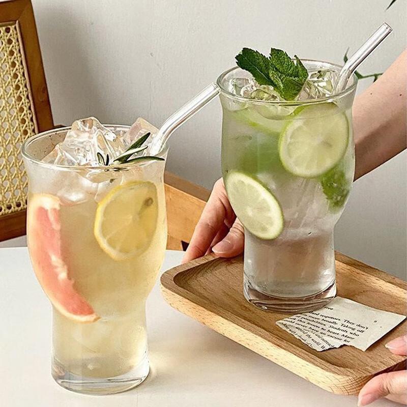 Wide-Mouth Borosilicate Glass Cup