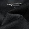 Men's Merino Wool Blend Winter Overcoat with Removable Goose Down Liner