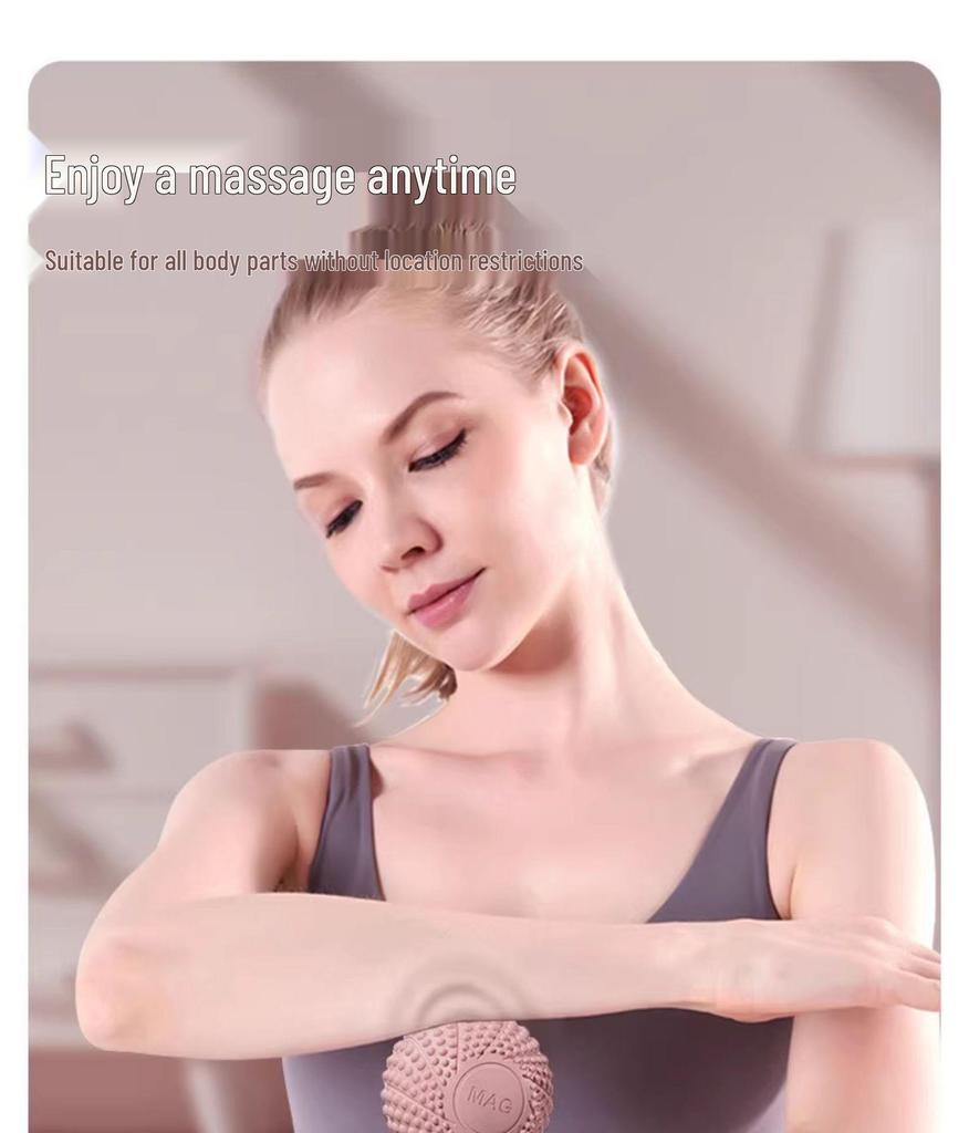 Peanut Fascia Ball: Foot, Lumbar & Neck Massage for Muscle Relaxation and Yoga Fitness.