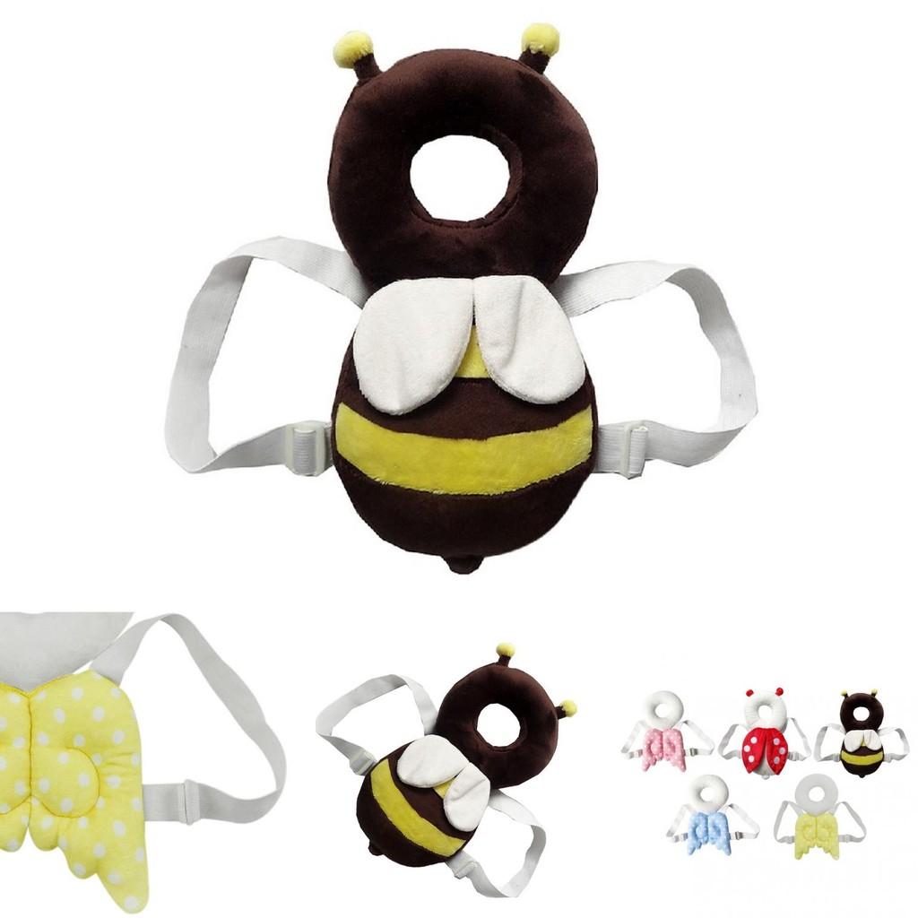 Plush Bee And Beetle Baby Guardian Pillow Soft Pp Cotton For Comfy Infant Sleep