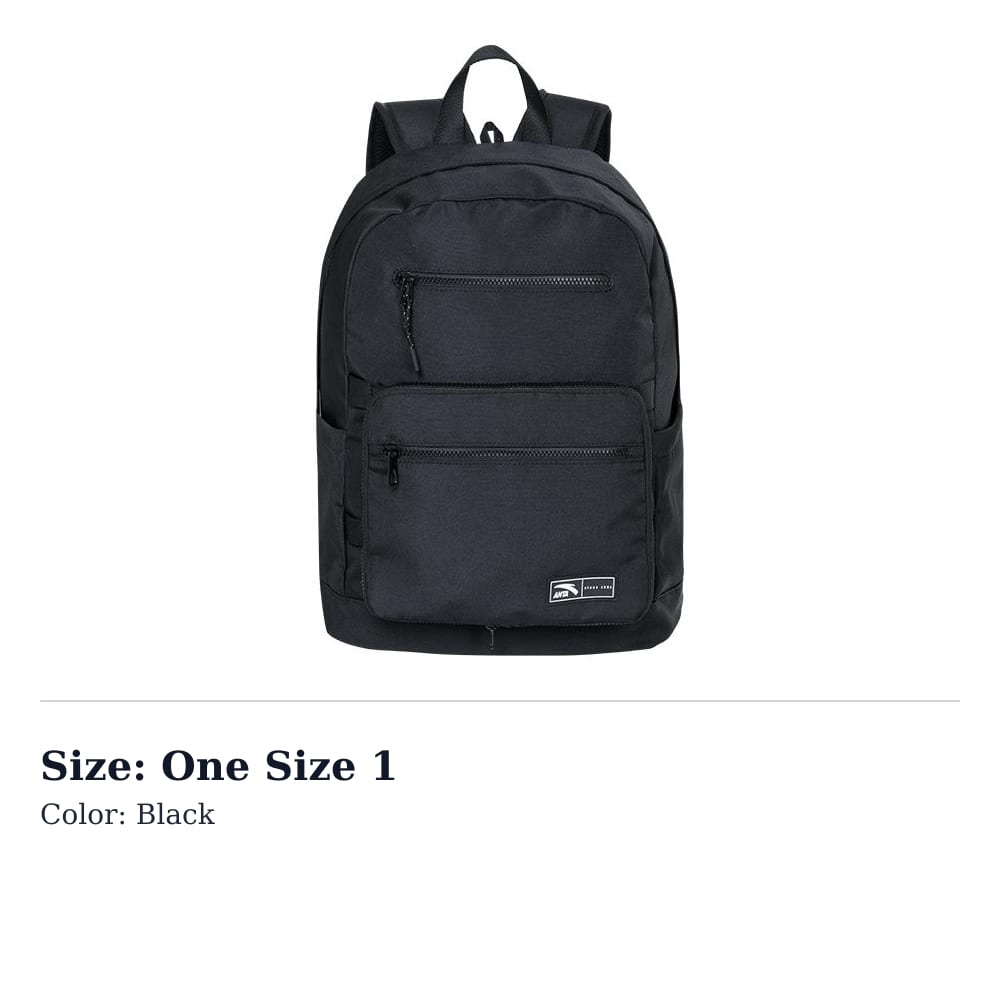 Anta Oxford Backpack Regular Unisex Black 192238152-1