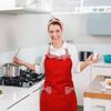 Adjustable Loose Apron For Household Use, Hand Wiped Apron For Kitchen Use, Breathable Cooking, Waist Cinching Workwear