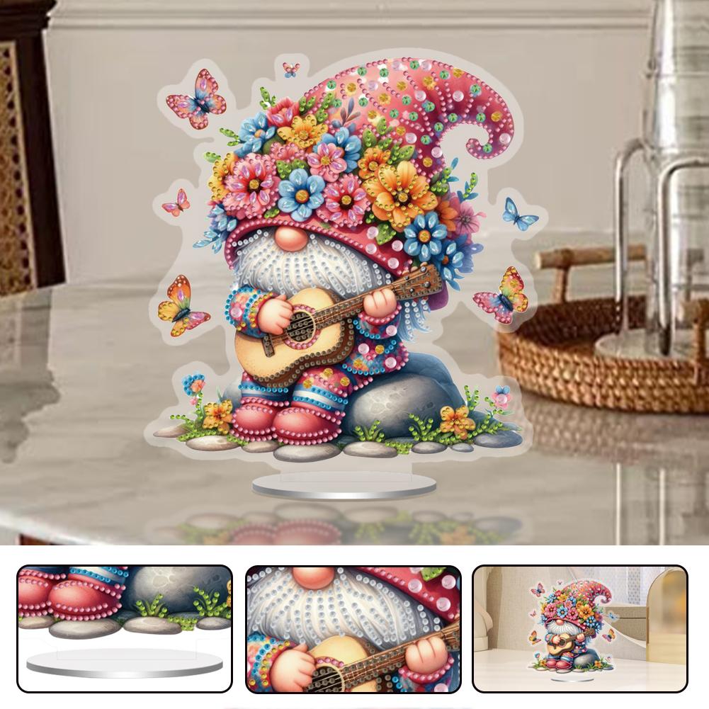 Acryl 2D/Flach Wichtel DIY Tischplatte Diamantmalerei Ornament Kits Desktop Diamantkunst Kits Diamantmalerei Desktop Dekorationen
