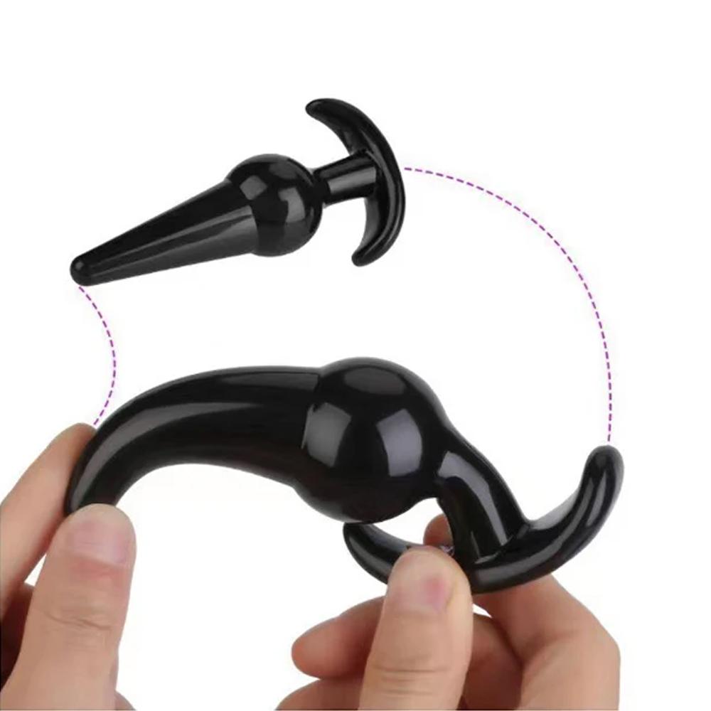 7Pcs/Set Vibrating Anal Beads Butt Plug Stimulator Massager Sex Toy for Women