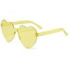 Free shipping  Candy color heart shape ocean personality Frameless Children's Sunglasses Fashion Candy Love Sunglasses