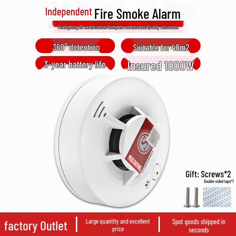 Vernetzter Rauch- und Feuermelder mit 3C-Zertifizierung für den Heim- und Gewerbeeinsatz