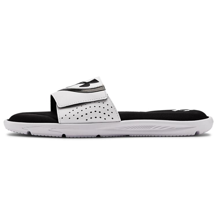 Ny Under Armour Ignite 6 Slide 'Hvit Svart' 3022711-100