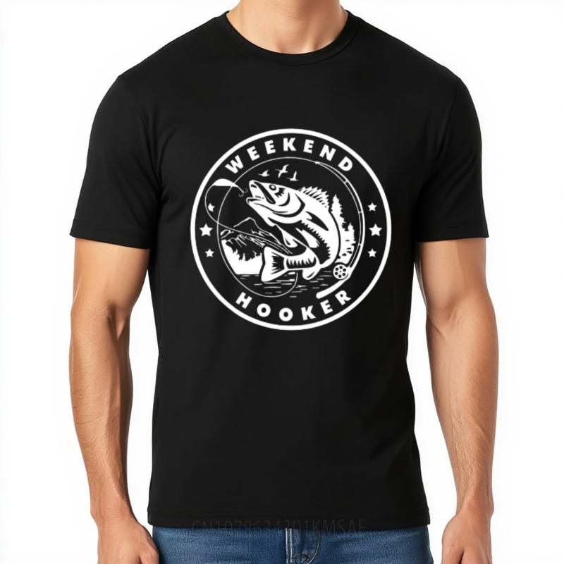 Unisex Oneck tshirt Casual Weekend Hooker Fish Logo Design Cool For her Tee shirt Unisexs Tshirt Essential Tee Classic Tshirt