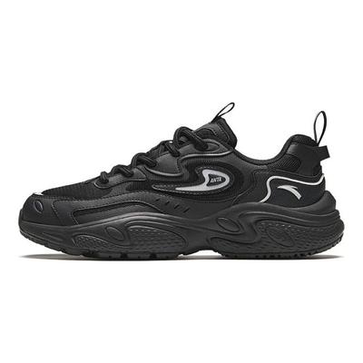Sternenförmige Bequeme Vielseitige Rutschfeste Abriebfeste Low-Top Dad Schuhe Herren Sneaker Schwarz 912348836-5