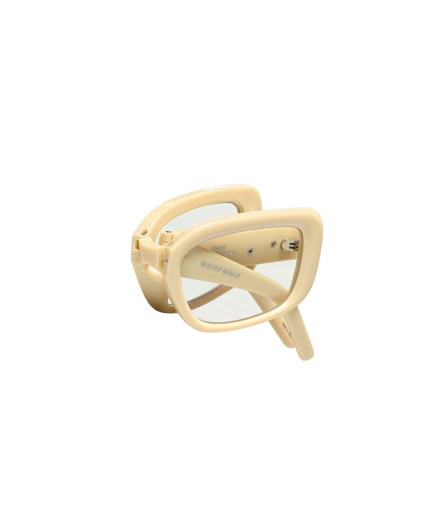 WACKY WILLY [Wacky Willy X Reclow] Maye Folder Blue Light Glasses Butter