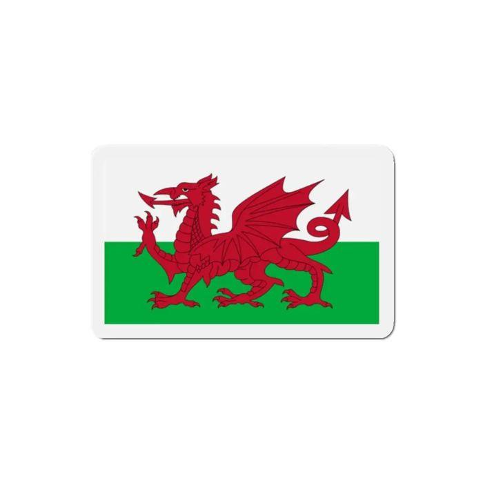 Aimant - Multicolore - Drapeau Pays De Galles - 6 Cm - 50 Pièces - Résine Synthétique