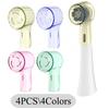 2-8Pcs Colors Toothbrush Dustproof Covers Caps Compatible with Braun Oral B & iO Series Electric Toothbrush Head Protector