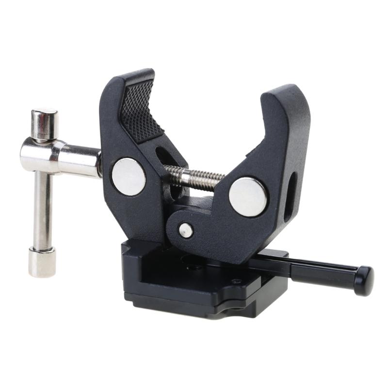 Braçadeira de Garra para Bateria V Mount V-Lock Adaptador de Montagem de Liberação Rápida Macho para Bateria de Câmera DSLR