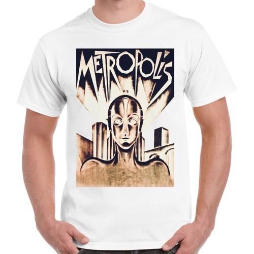 

Metropolis T Shirt Classic Sci-Fi Film Poster CooL Vintage Retro TShirt 2911 M