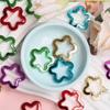 Loose Beads 10Pcs Star Pendant 30mm Imitation Metal Acrylic DIY Jewelry Accessories for Necklace Earrings Making Fashion